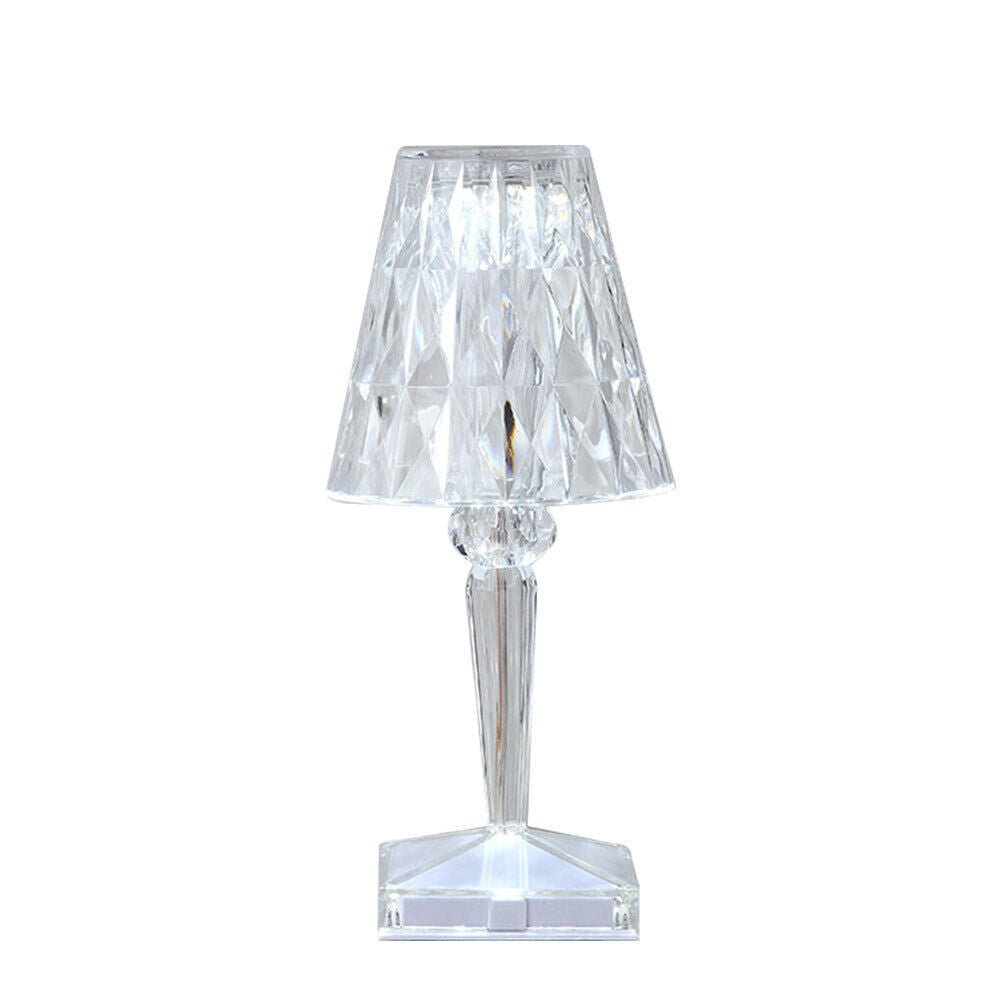 RGB LED Crystal Table Lamp Diamond Rose Bar Night Light Touch Atmosphere Bedside - WAREHOUSE SHOP