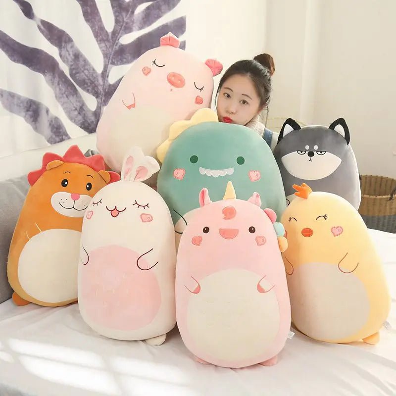 Soft, squishy, and adorable Squish Pillow Plush Toy — hug unicorns, dinosaurs, lions & more. Perfect pillow buddy or gift for kids & partners - WAREHOUSE SHOP