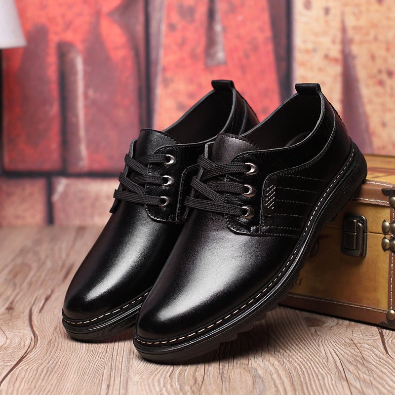 The new shoes shoes fall men's business casual shoes men shoes shoes round British Dad - WAREHOUSE SHOP