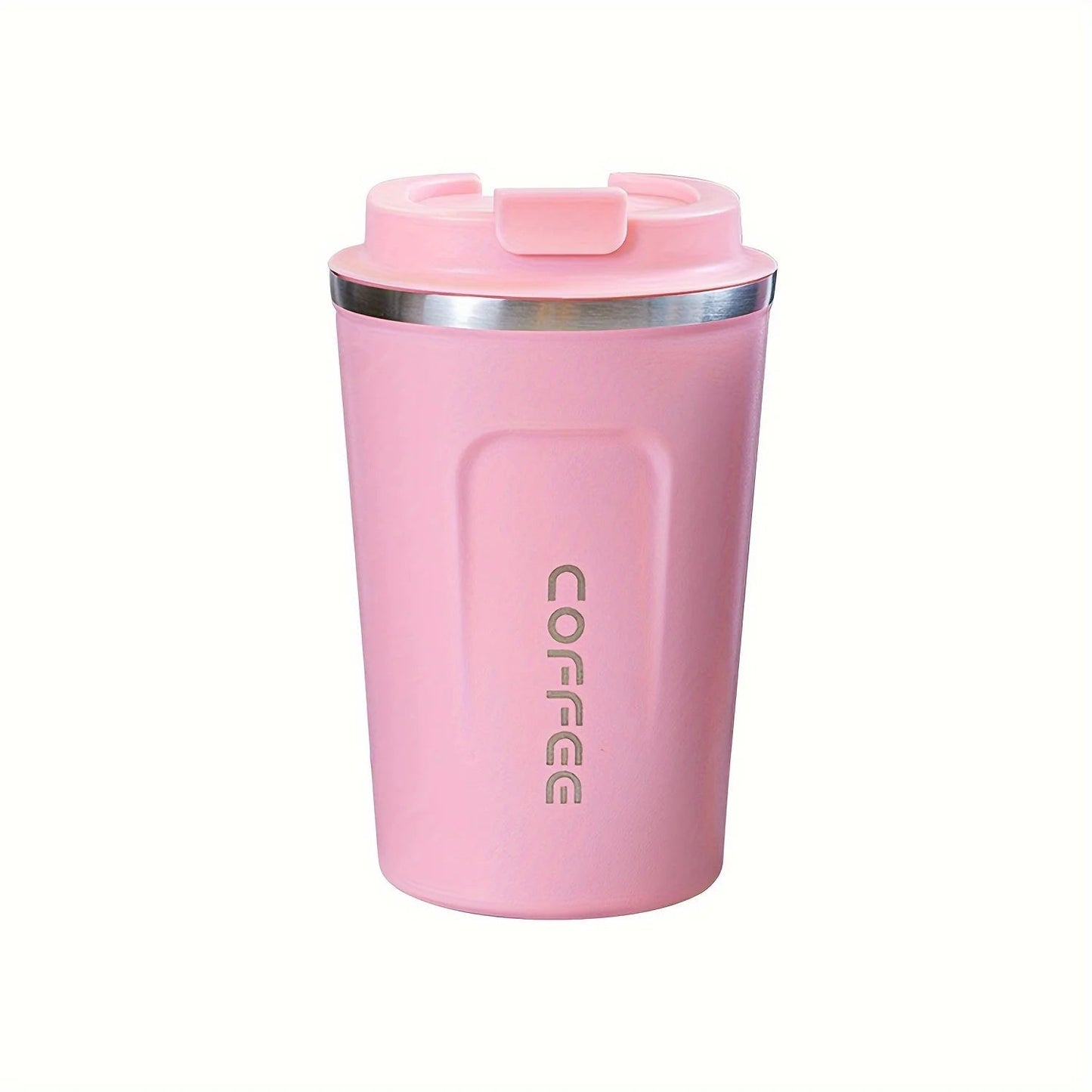 Thermo Cafe Car Thermos Mug for Tea Water Coffee Leak_Proof Travel Thermo Cup Coffee Mug 380/510ML Double Stainless Steel - WAREHOUSE SHOP