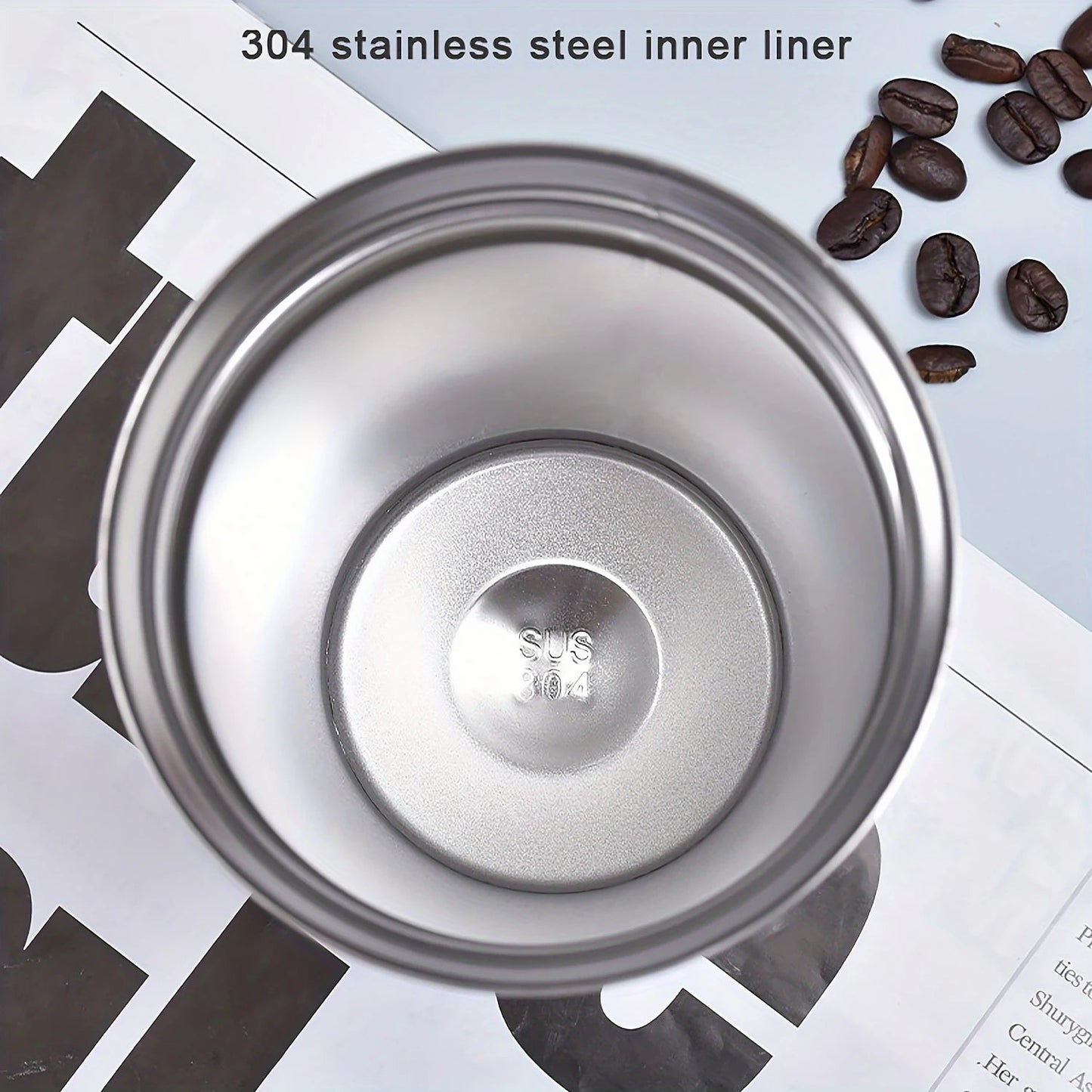 Thermo Cafe Car Thermos Mug for Tea Water Coffee Leak_Proof Travel Thermo Cup Coffee Mug 380/510ML Double Stainless Steel - WAREHOUSE SHOP