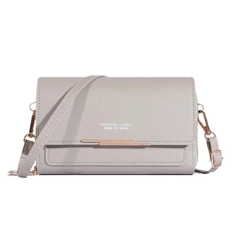 Trendy ladies wallet handbag with Korean design. Multi - card, large capacity shoulder bag – stylish, casual, and perfect for daily fashion. - WAREHOUSE SHOP