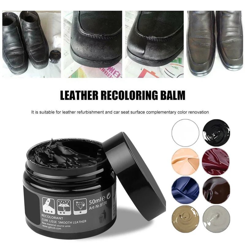 Vinyl Leather repair kit for cars, furniture, and clothing. Fix scratches, cracks, holes, and rips with color - matching cream for a seamless finish. - WAREHOUSE SHOP
