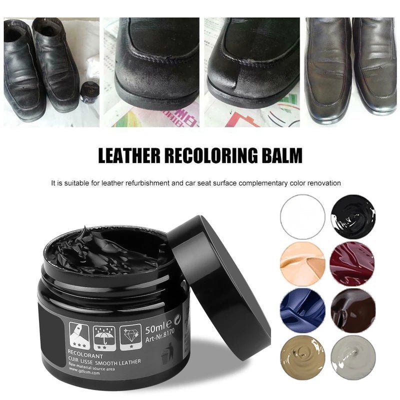 Vinyl Leather repair kit for cars, furniture, and clothing. Fix scratches, cracks, holes, and rips with color - matching cream for a seamless finish. - WAREHOUSE SHOP