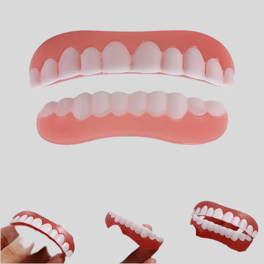 False Teeth Silicone Upper Lower Veneers Teeth Braces Dentures Paste Dentures Temporary Fake Tooth Fake Teeth Whitening Tool WAREHOUSE SHOP