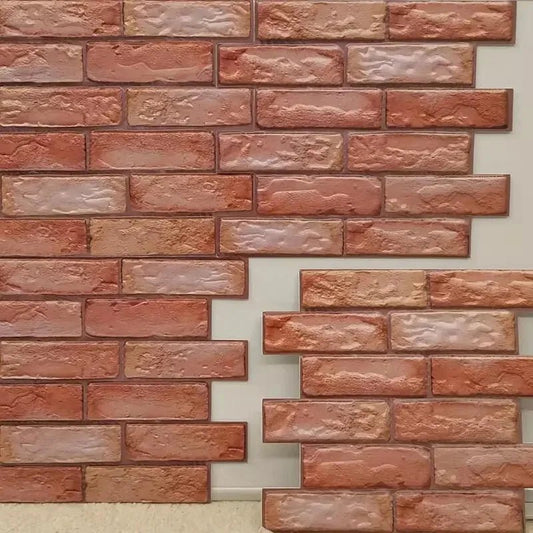 10pcs peel & stick 3D brick wall panels. Waterproof, self - adhesive tiles for bathroom, kitchen, fireplace, and home décor. - WAREHOUSE SHOP