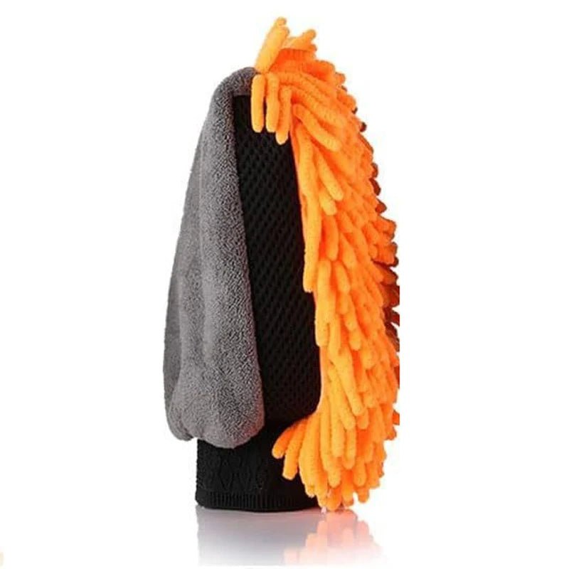 1/5pcs Car Washing Gloves Waterproof Microfiber Chenille Gloves Car Cleaning Mitt Detailing Brush Auto Care Double - faced Glove - WAREHOUSE SHOP