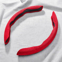 38Cm Universal Suede Car Steering Wheel Cover. Beautiful reflecting steering Covers, Non - Slip, car interior Modifications. - WAREHOUSE SHOP