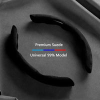 38Cm Universal Suede Car Steering Wheel Cover. Beautiful reflecting steering Covers, Non - Slip, car interior Modifications. - WAREHOUSE SHOP