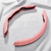 38Cm Universal Suede Car Steering Wheel Cover. Beautiful reflecting steering Covers, Non - Slip, car interior Modifications. - WAREHOUSE SHOP