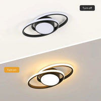 39W Ceiling Lamp,Double Round LED Ceiling Lamp,LED Ceiling Lamps Warm Light 3000K,Bedroom Ceiling Lamp,LED Ceiling Lamp Kitchen - WAREHOUSE SHOP