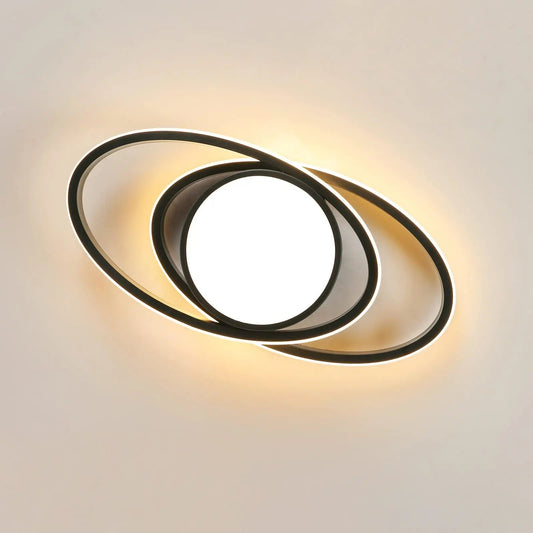 39W Ceiling Lamp,Double Round LED Ceiling Lamp,LED Ceiling Lamps Warm Light 3000K,Bedroom Ceiling Lamp,LED Ceiling Lamp Kitchen - WAREHOUSE SHOP