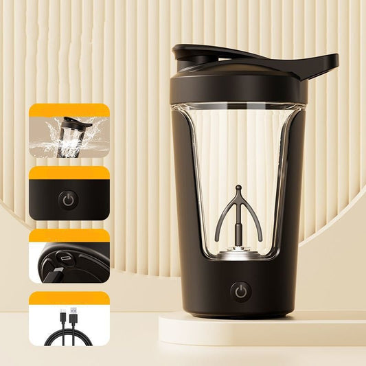 400ML 14oz Electric Protein Powder Mixing Cup Automatic Shaker Mixer Shake Bottle Milk Coffee Blender Kettle Fro Gym 1200mAh - WAREHOUSE SHOP