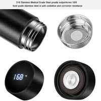 500ml Smart Thermos Bottle with LED Temp Display - WAREHOUSE SHOP