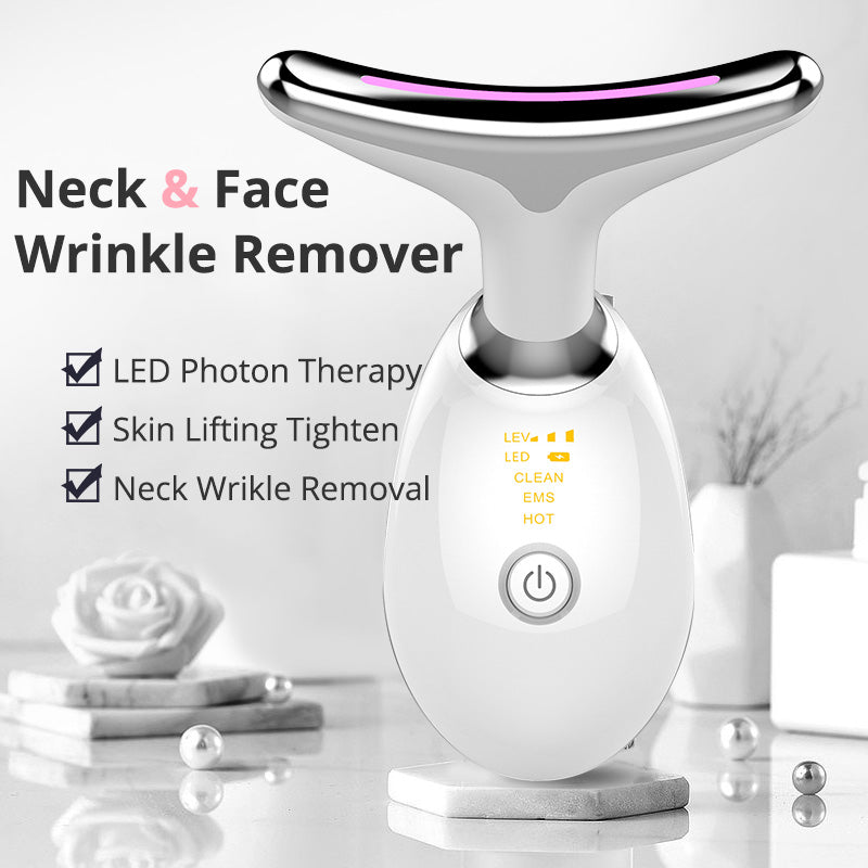 EMS Neck Lifting Massager - Microcurrent Wrinkle Remover & Tightener