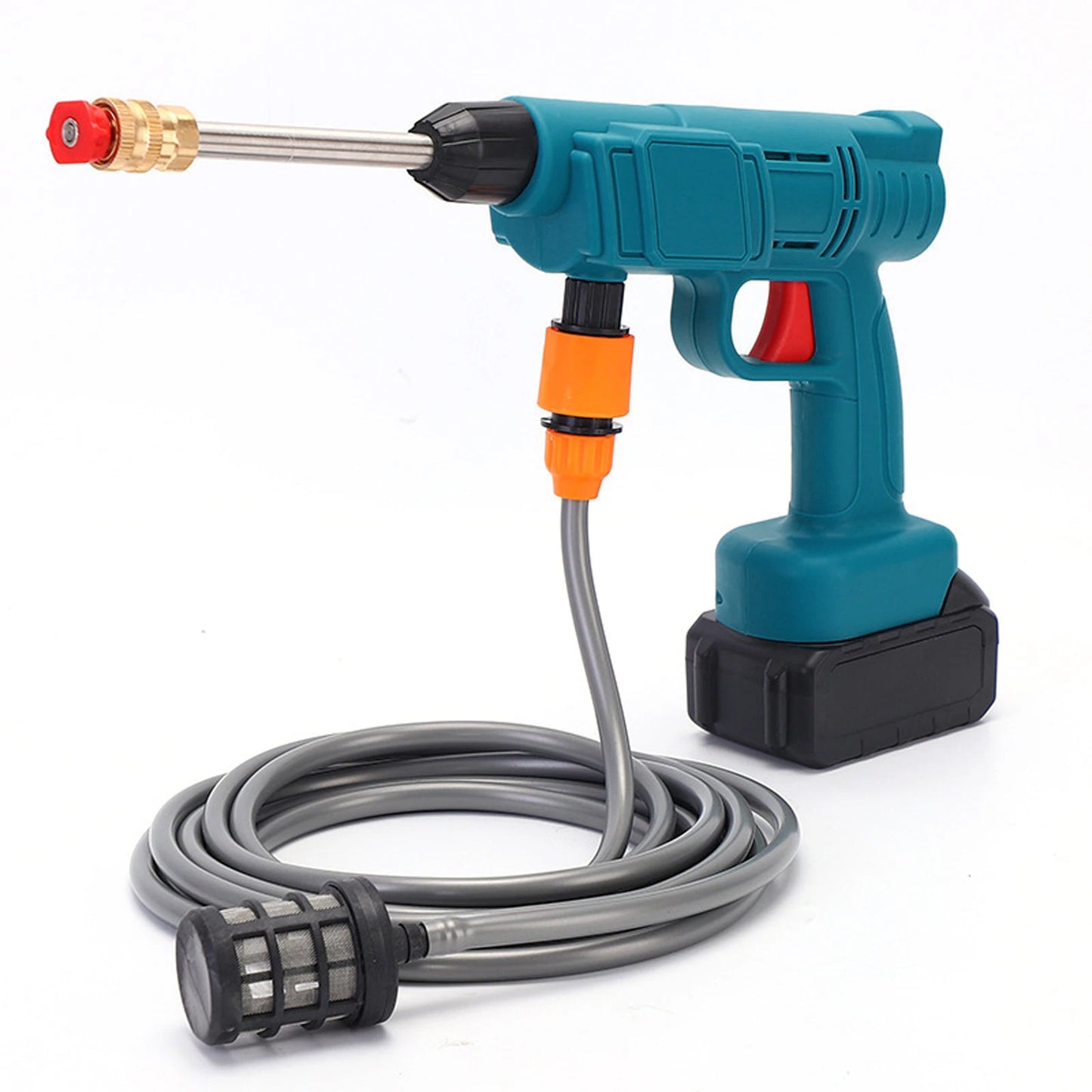 Makita 18V Cordless Pressure Washer 30Bar 1000W IPX5 Waterproof Car Truck Motorcycle Cleaner CE Certified with 4 Quick-Connect N