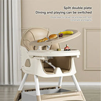 Upgrade Liggend Baby Eetstoel Multi-Functionele Opvouwbare Kindereetstoel 6 Maanden ~ 6 Jaar Oude Babyvoederstoel Met Wielen