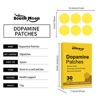 South Moon Dopamine Patch 30pcs - Energy Boost & Anxiety Relief