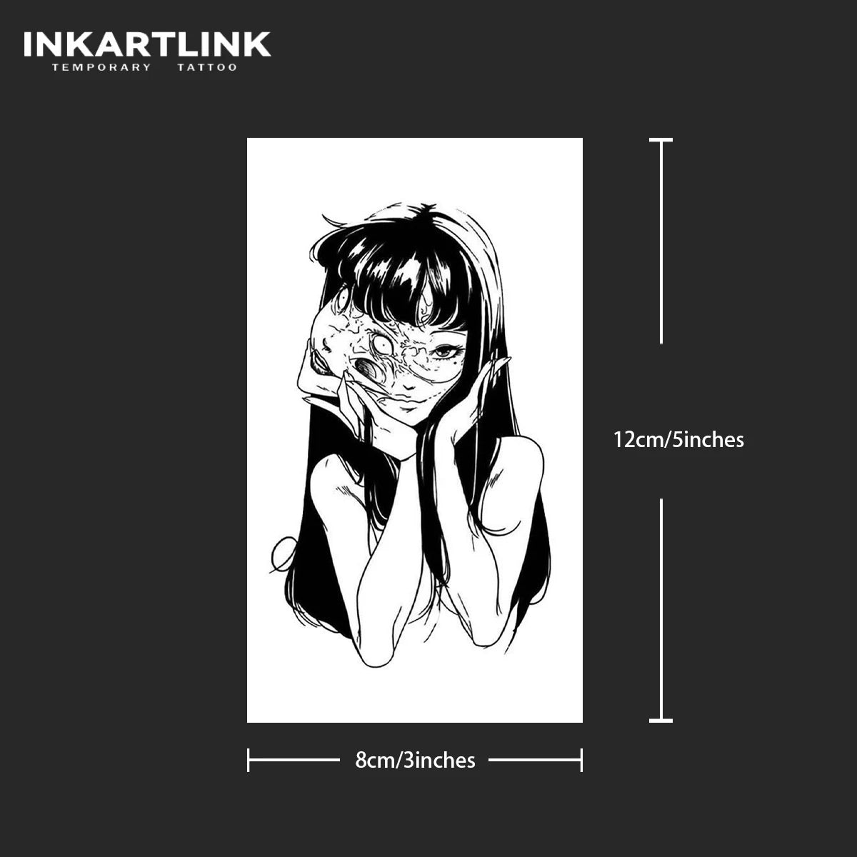 Japanese anime girls Temporary Tattoo,Lasts To 15 Days New Technology Magic Waterproof Semi Permanent Sticker.