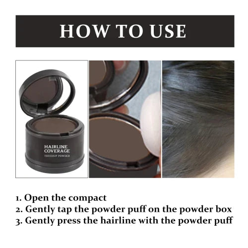 EELHOE Covering Touch Mild Refreshing Oil Control Easy To Apply Concealer Powder For Hairline