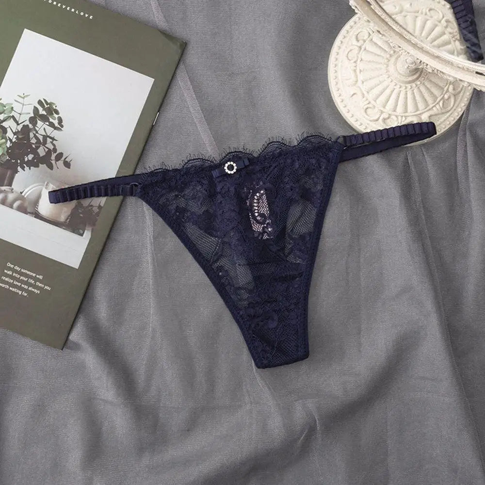 Sexy Underpant, Low Waist Girls. Panties, Flower G-strings, Female Briefs Lace Thong.