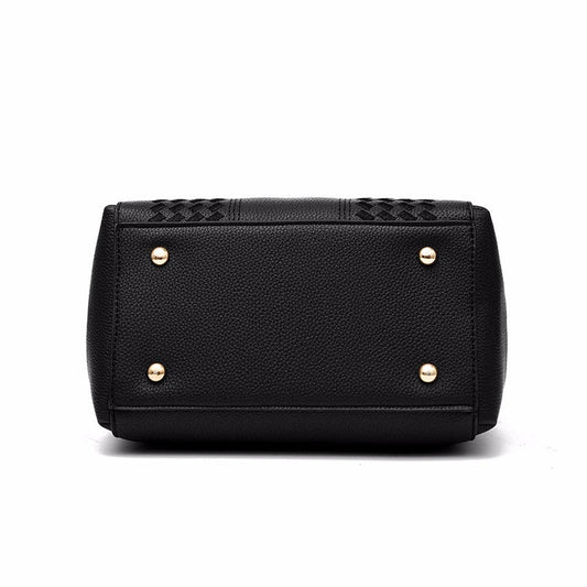 Embroidery Messenger Bags Women Leather Handbags Bags for Women Sac a Main Ladies hair ball Hand Bag WAREHOUSE SHOP