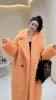 Luxury Women Faux Fur Winter Coats. Comfortable warmed Outerwear, Open Front Long Cardigan Jacket.