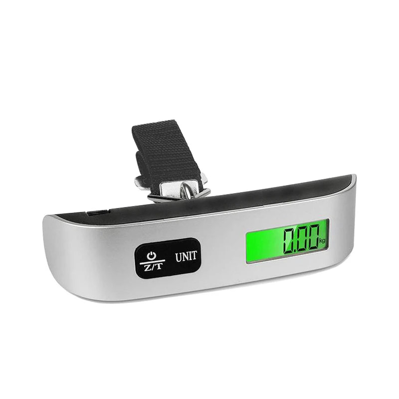 Baggage Digital Portable Scale. LCD Display 110lb/50kg for Electronic Luggage Hanging Suitcase. Bag weighs.