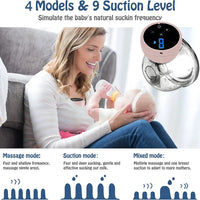 Wearable Hands-Free Breast Pump — Silent Portable Electric Extractor