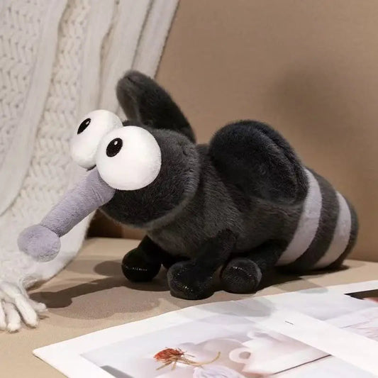 Miniso's latest mosquito pendant plush toy stuffed plush toy cartoon anime cute pillow for children's birthday gift fun doll WAREHOUSE SHOP