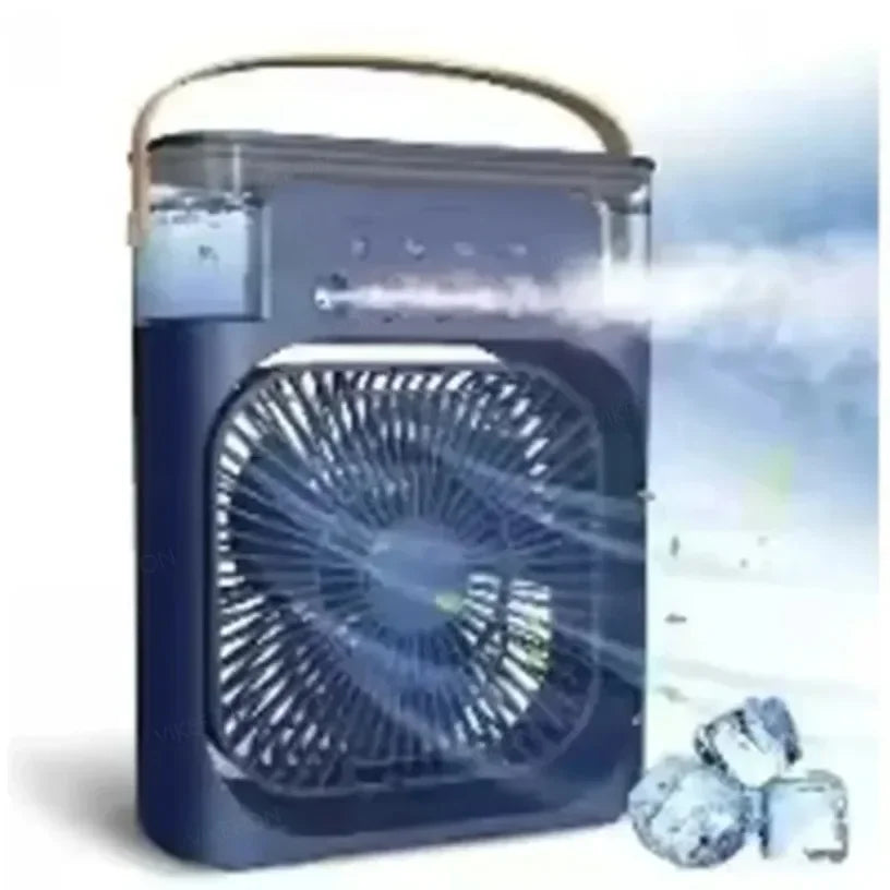 Summer Multifunctional Desktop Fan Air Humidifier Five-hole Spray Fan 3 In 1 Silent Air Cooler Portable Practical Cooling Fan