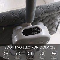 Smart Auto-Rocking Baby Bassinet — Bluetooth Music Foldable Crib