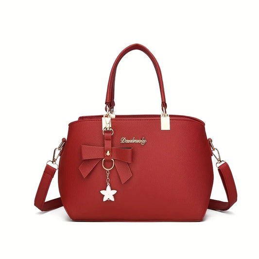Elegant Shoulder Bag with Bowknot Decoration, Multiple Compartments, Fashion Handbag, Suitable for Work, Party, and Daily Use WAREHOUSE SHOP