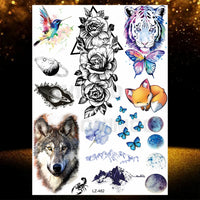 Chicano Bandit Mexico Temporary Tattoos For Men Women Fake Car Nun Tattoo religion Stickers Realistic Back Waterproof Tatoos