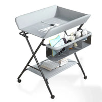 Multi-functional Baby Care Table, Newborn Baby Touch Table, Baby Diaper Changing Portable, Foldable Washable Bath Stand