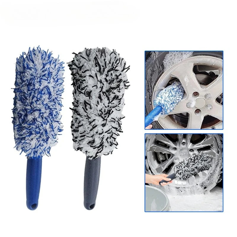 Car Tire and Rim Cleaning Brush Portable.