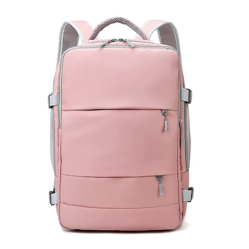 All-in-One Women’s Travel Backpack – Waterproof, Large Capacity, Multi-Compartment, Shoe Storage