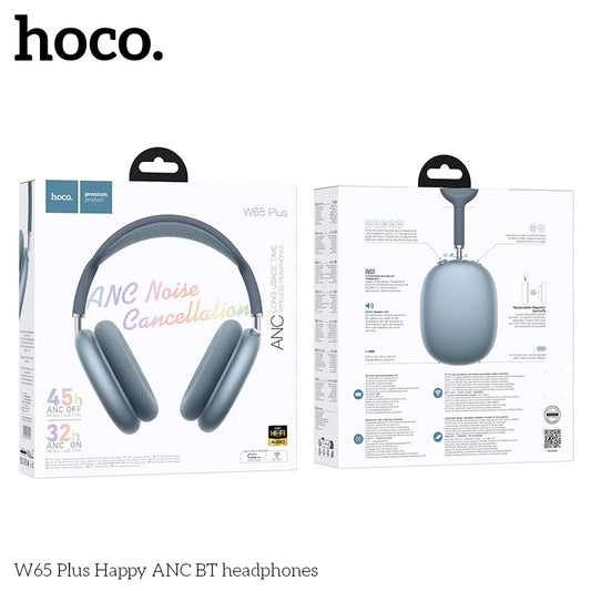 Hoco Plus 2026 Bluetooth Headphones – 45H Playtime
