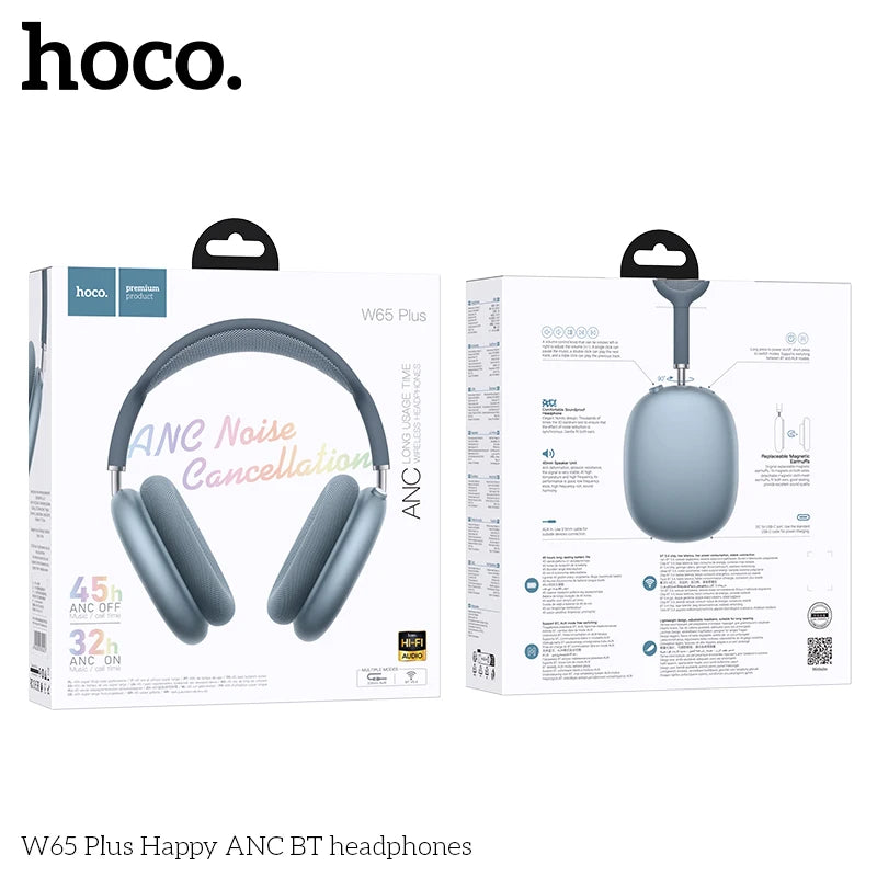 Original HOCO W65 Plus Bluetooth Headphones