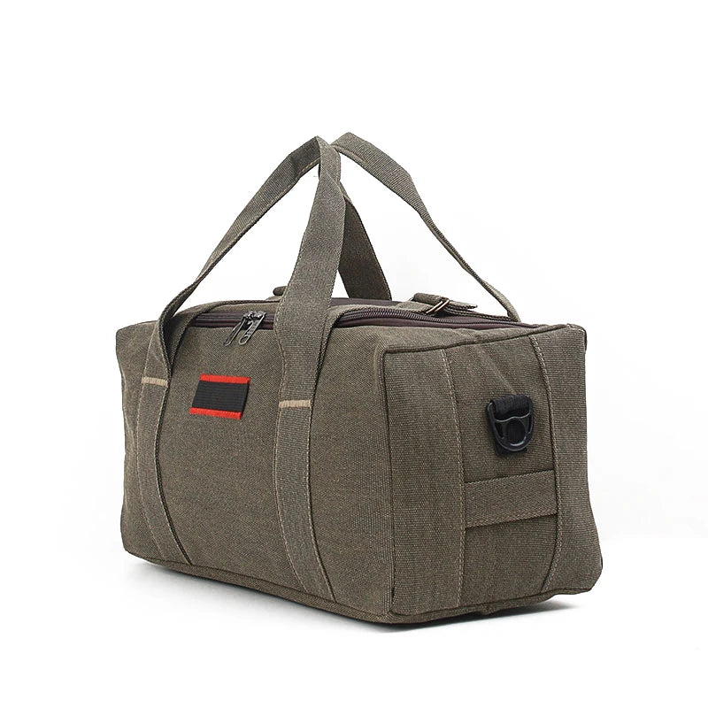 Large Capaci Canvas Travel Bag Handheld Long Distance Lage Bag for Men And Women on Busin Trips Wear Resistant Chee...