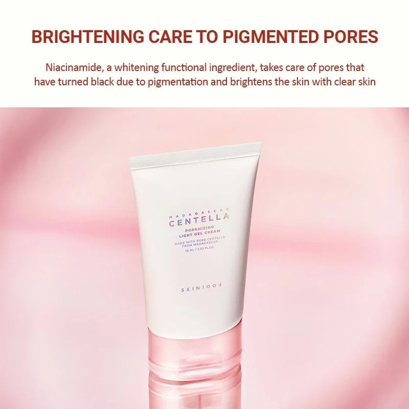 SKIN1004 Madagascar Centella Poremizing Light Gel Cream 75ml  Pores Care Deep Hydration Facial Creams Skincare Beauty Products