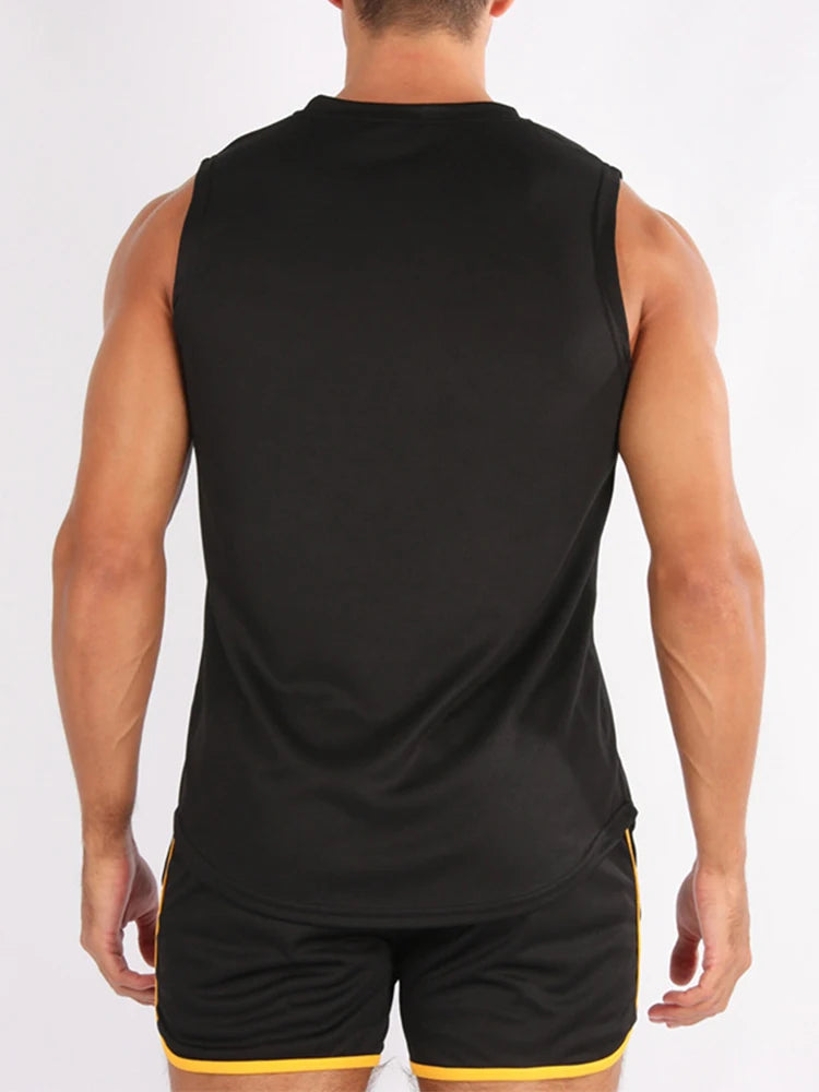 Men's Sleeveless Fitness Vest top. Men's Clothing for Fitness And Running
