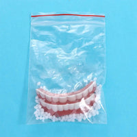 False Teeth Silicone Upper Lower Veneers Teeth Braces Dentures Paste Dentures Temporary Fake Tooth Fake Teeth Whitening Tool WAREHOUSE SHOP