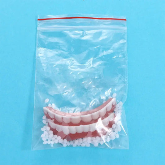 False Teeth Silicone Upper Lower Veneers Teeth Braces Dentures Paste Dentures Temporary Fake Tooth Fake Teeth Whitening Tool WAREHOUSE SHOP