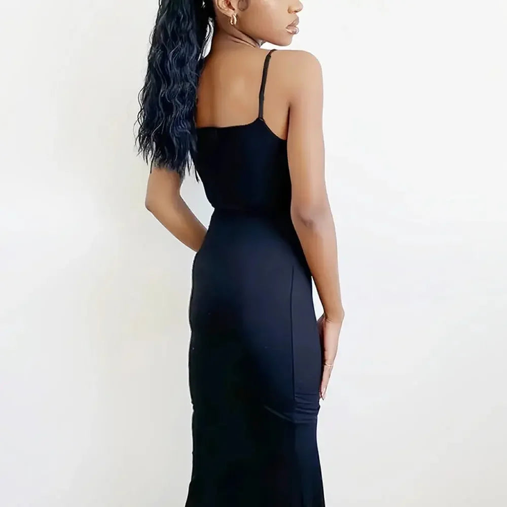 Ladies Casual, Long Dress. Sexy Sleeveless Backless Bodycon Maxi Dresses.
