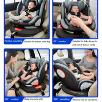 Baby Car Seat ECE R129 Certified Baby Car Seat with ISOFIX Suitable for Newborns 360° Rotation Baby Travel System Adjustable Recline and Soft Padding The Ultimate Safety Essential for Your Baby's Travel New Model Baby Car Se