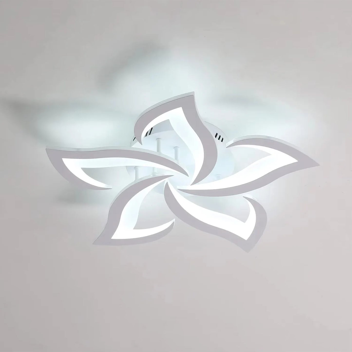 LED Ceiling Light,Modern Ceiling Lamp 60W 4500LM，Modern Petal Ceiling Light Fixture for Living Room Kitchen Bathroom Bedroom