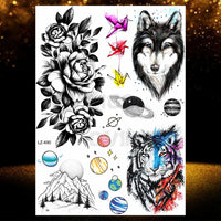 Chicano Bandit Mexico Temporary Tattoos For Men Women Fake Car Nun Tattoo religion Stickers Realistic Back Waterproof Tatoos