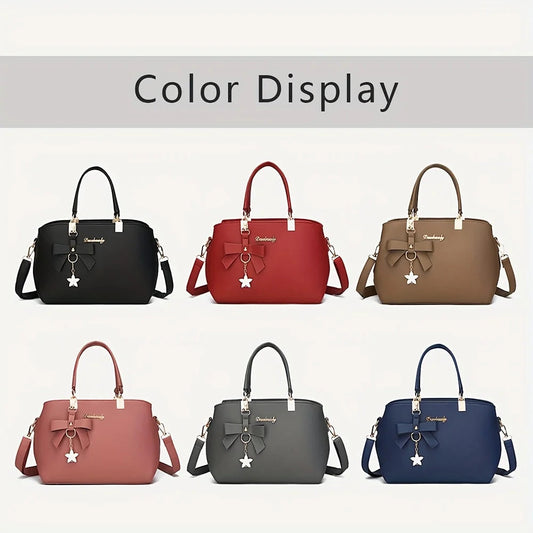 Elegant Shoulder Bag with Bowknot Decoration, Multiple Compartments, Fashion Handbag, Suitable for Work, Party, and Daily Use WAREHOUSE SHOP