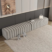 Luxury Velvet Bench - Nordic Footrest End of Bed Low Stool